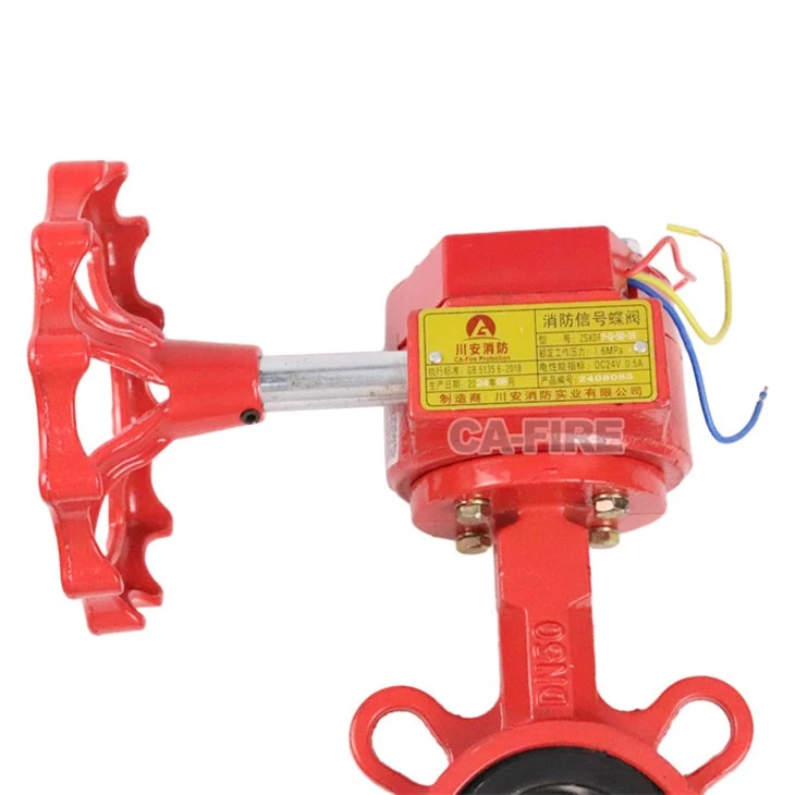 Wafer Type Butterfly Valve With Gear Drive For Sales factory
