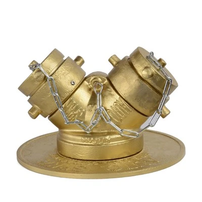 برنج 4''X2 1/2''X2 1/2'' سیامی اتصال نوع Y